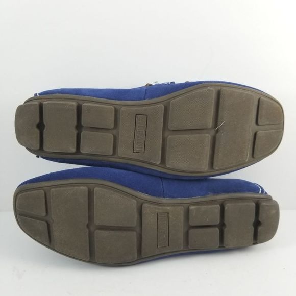 ALFANI Men's Blue Suede Loafers. Size 9M. S693. - Picture 6 of 6